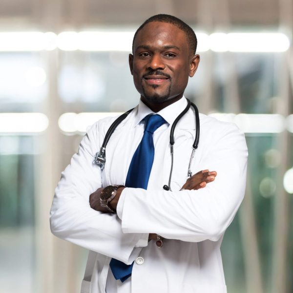 Smiling doctor portrait Portrait of an handsome smiling doctor